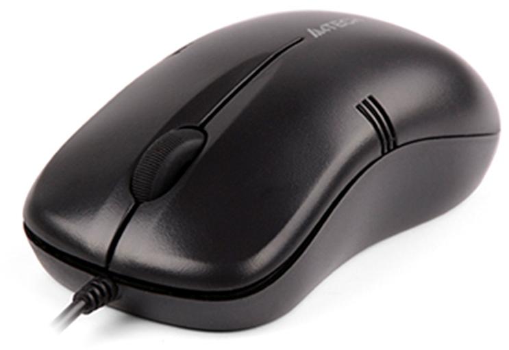 Мышь A4Tech OP-560NUS черный оптическая (1200dpi) silent USB (2but) фото 3