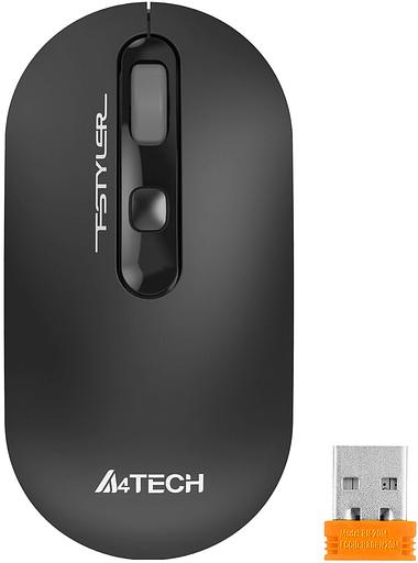 Мышь A4Tech Fstyler FG20S серый оптическая (2000dpi) silent беспроводная USB для ноутбука (3but) фото 2