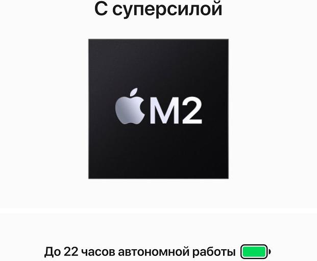 Ноутбук Apple MacBook Air A2681 M2 8 core 8Gb SSD512Gb/10 core GPU 13.6" IPS (2560x1664) Mac OS grey space WiFi BT Cam (MLXX3LL/A) фото 9