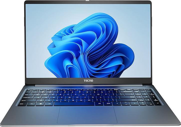 Ноутбук Tecno MegaBook T1 Ryzen 7 5800U 16Gb SSD512Gb AMD Radeon 15.6" IPS FHD (1920x1080) noOS 64 grey WiFi BT Cam 6060mAh (71003300142) фото 1