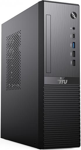 ПК IRU 310SC SFF i3 12100 (3.3) 8Gb SSD256Gb UHDG 730 Windows 11 Professional GbitEth 400W черный (1969054) фото 1