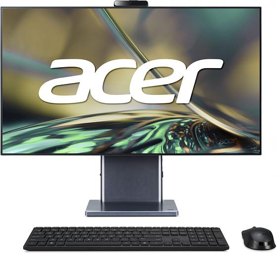 Моноблок Acer Aspire S27-1755 27" WQHD i5 1240P (1.2) 8Gb SSD512Gb Iris Xe CR noOS GbitEth WiFi BT 135W клавиатура мышь Cam серый 2560x1440.27 фото 1