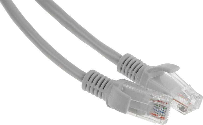 Патч-корд PP12-1.5M 1000G UTP 4 пары cat5E CCA molded 1.5м серый RJ-45 (m)-RJ-45 (m) фото 1