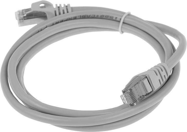 Патч-корд PP6-1.5M 10000G FTP 4 пары cat6 CCA molded 1.5м серый RJ-45 (m)-RJ-45 (m) фото 2