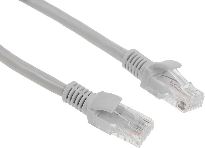 Патч-корд PP6U-0.25M 10000G UTP 4 пары cat6 CCA molded 0.25м серый RJ-45 (m)-RJ-45 (m) фото 1