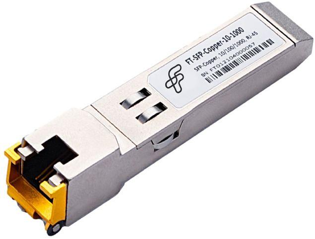 Трансивер Future Technologies FT-SFP-COPPER-10-1000 SFP 1Гбит/с фото 1