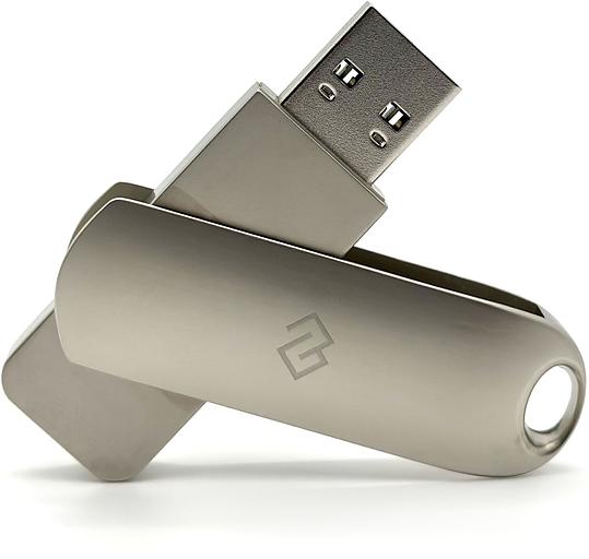 Флеш Диск Digma 256Gb DRIVE3 DGFUM256A30SR USB3.0 серебристый фото 1