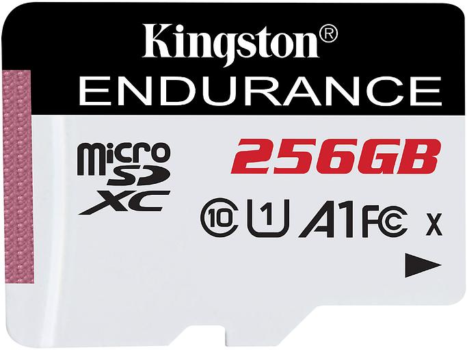 Флеш карта microSDXC Kingston 256GB SDCE/256GB High Endurance w/o adapter фото 1