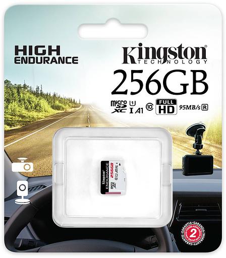 Флеш карта microSDXC Kingston 256GB SDCE/256GB High Endurance w/o adapter фото 3
