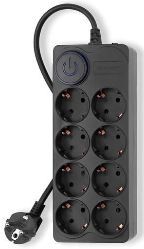 Сетевой фильтр Ippon BK-8-EU-3-16-B 3м (8 розеток) черный (коробка) фото 4