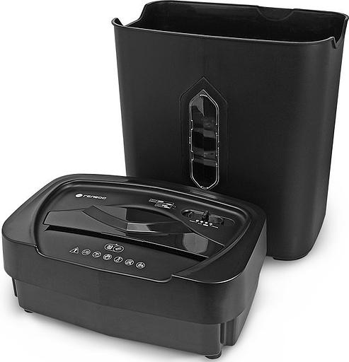 Шредер Heleos УМ22-4 черный (секр.P-4) фрагменты 14лист. 22лтр. скрепки скобы пл.карты CD фото 6