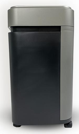 Шредер Heleos АП23-5 серый/серебристый с автоподачей (секр.P-5) фрагменты 145лист. 23лтр. скрепки скобы пл.карты фото 3