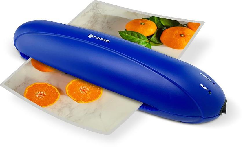 Ламинатор Heleos ЛМА4РС синий/черный A4 (75-150мкм) 25см/мин (2вал.) лам.фото фото 1