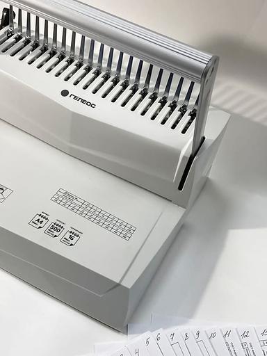 Переплетчик Heleos БП-16 A4/перф.16л.сшив/макс.500л./пластик.пруж. (6-51мм) фото 6