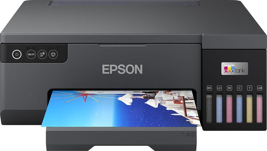Принтер струйный Epson L8050 (C11CK37405/C11CK37506) A4 WiFi черный фото 1