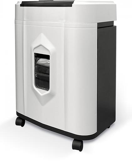 Шредер Heleos АП20-5 белый/черный с автоподачей (секр.P-5) перекрестный 131лист. 20лтр. скрепки скобы пл.карты фото 1