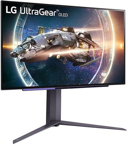 Монитор LG 27" UltraGear 27GR95QE-B черный OLED LED 16:9 HDMI матовая HAS Piv 200cd 178гр/178гр 2560x1440 240Hz G-Sync FreeSync Premium DP QHD USB 7.35кг фото 2