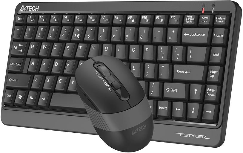 Клавиатура + мышь A4Tech Fstyler FGS1110Q клав:черный/серый мышь:черный/серый USB беспроводная Multimedia фото 4