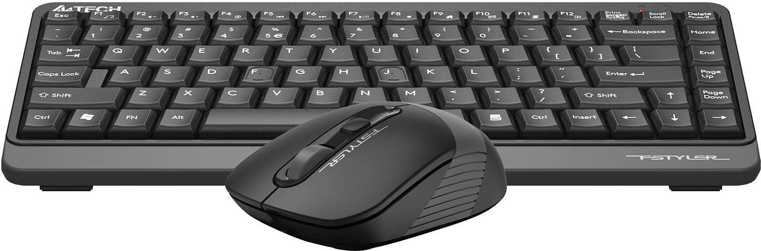 Клавиатура + мышь A4Tech Fstyler FGS1110Q клав:черный/серый мышь:черный/серый USB беспроводная Multimedia фото 5