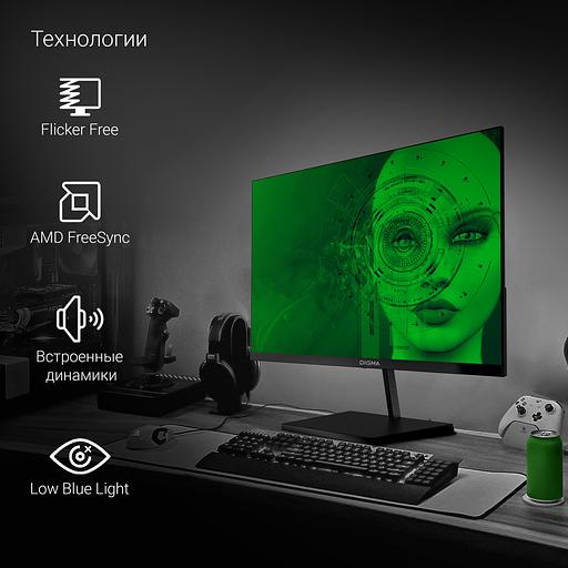 Монитор Digma 23.8" Progress 24P501F черный IPS LED 5ms 16:9 HDMI M/M матовая 250cd 178гр/178гр 1920x1080 100Hz G-Sync FreeSync VGA DP FHD 3.0кг фото 3