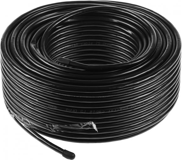 Кабель соединительный антенный Premier 21-320 50м. (катушка:50м) черный (21-320 50) фото 1