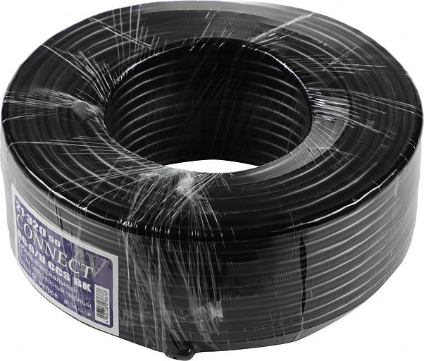 Кабель соединительный антенный Premier 21-320 50м. (катушка:50м) черный (21-320 50) фото 3