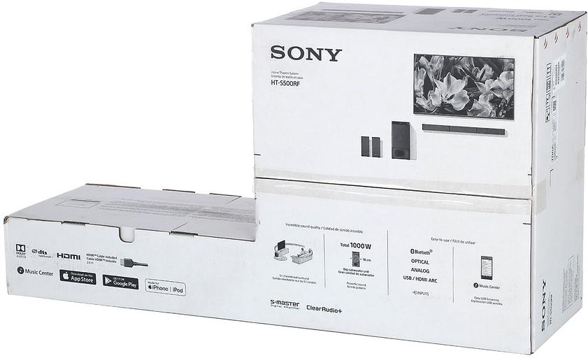 Саундбар Sony HT-S500RF 5.1 760Вт+240Вт черный фото 9