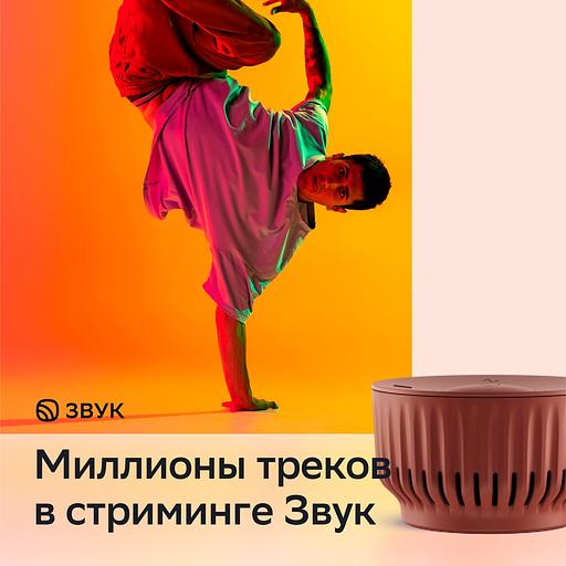 Умная колонка Sber Boom Mini SBDV-00095 Салют красный 5W 1.0 BT/Wi-Fi (SBDV-00095T) фото 9