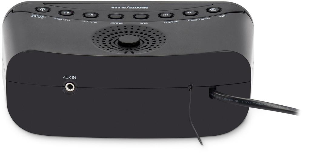 Радиобудильник Hyundai H-RCL221 черный LCD подсв:зеленая часы:цифровые FM фото 3