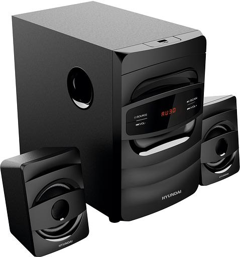Микросистема Hyundai H-MS1404 черный 30Вт FM USB BT SD фото 3