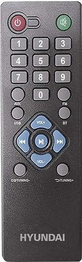 Микросистема Hyundai H-MS1404 черный 30Вт FM USB BT SD фото 4