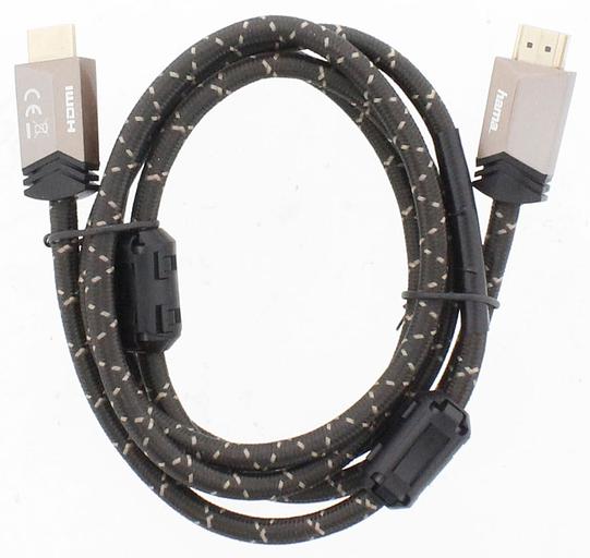 Кабель аудио-видео Hama Premium HDMI (m)/HDMI (m) 1.5м. феррит.кольца позолоч.конт. черный 5зв (00205025) фото 5