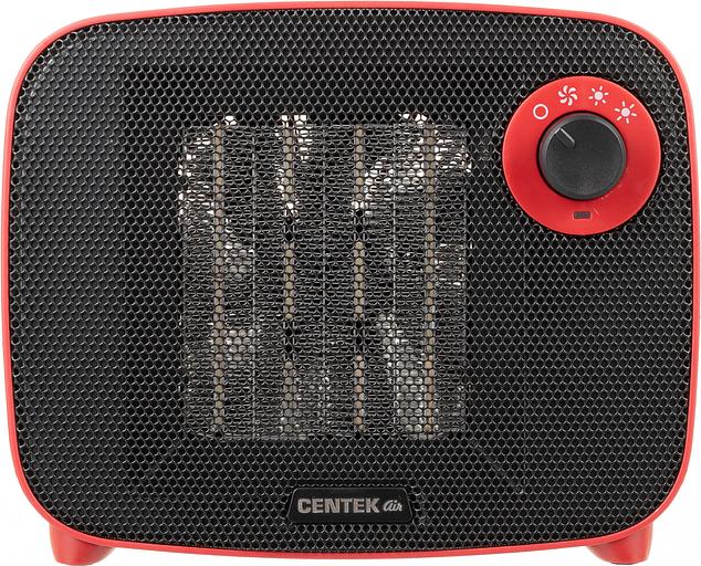 Тепловентилятор Centek CT-6022 1500Вт красный/черный фото 2