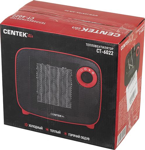 Тепловентилятор Centek CT-6022 1500Вт красный/черный фото 8