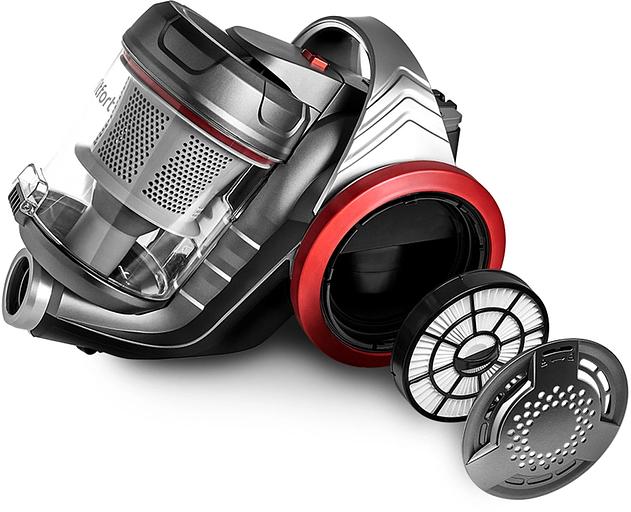 Пылесос Kitfort КТ-5152 700Вт серый/красный фото 8