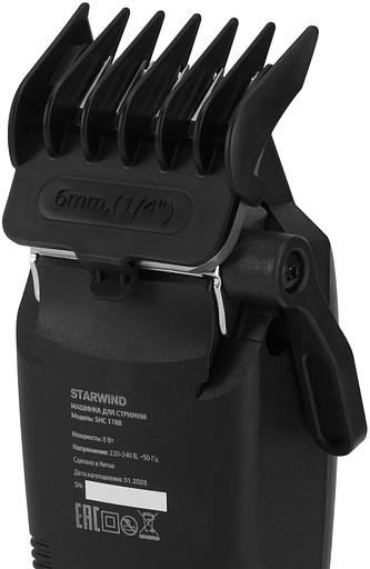 Машинка для стрижки Starwind SHC 1788 черный/серый 8Вт (насадок в компл:4шт) фото 10