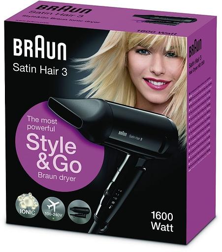 Фен Braun BRHD350E 1600Вт черный фото 9
