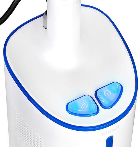 Пылесос паровой Kitfort КТ-5157-3 1000Вт белый/синий фото 7