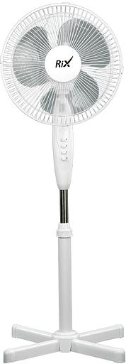 Вентилятор напольный RIX RSF-3000W 40Вт скоростей:3 белый фото 1