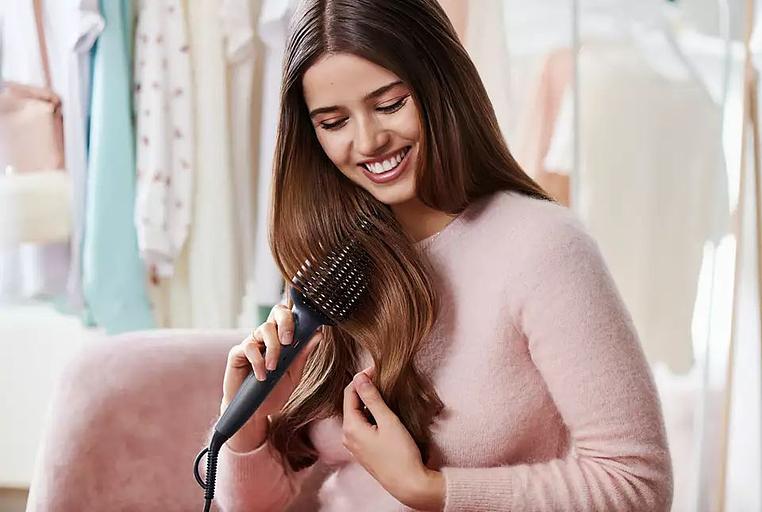 Расческа Philips BHH885/00 черный/фиолетовый фото 6