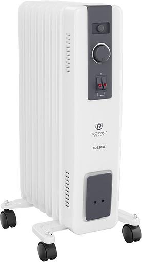 Радиатор масляный Royal Clima ROR-FR7-1500M 1500Вт белый/черный фото 4
