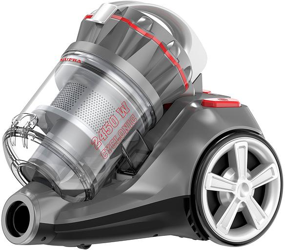 Пылесос Supra VCS-2525 2450Вт серый/черный фото 2
