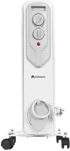 Радиатор масляный Primera ORP-510-HMC 1000Вт белый фото 2