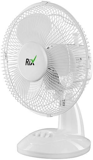 Вентилятор настольный RIX RDF-2200W 30Вт скоростей:2 белый фото 2