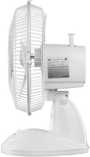 Вентилятор настольный RIX RDF-2200W 30Вт скоростей:2 белый фото 3