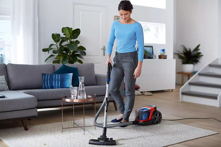 Пылесос Philips FC9330/09 900Вт красный фото 7