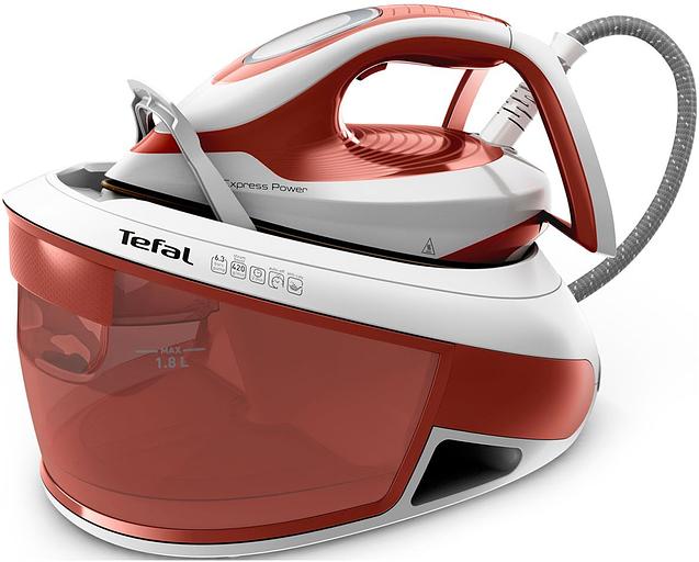 Парогенератор Tefal SV8110E0 2400Вт терракотовый/белый фото 1