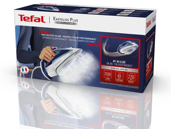 Утюг Tefal FV5736E0 2500Вт синий фото 7
