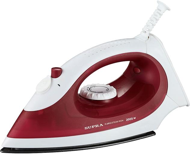 Утюг Supra IS-2012 2000Вт красный/белый фото 1