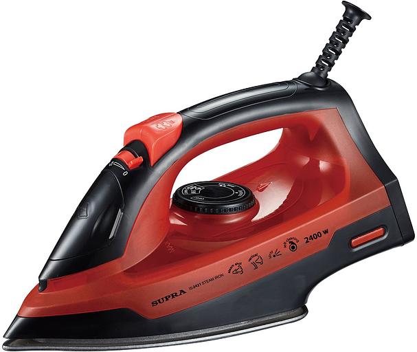 Утюг Supra IS-2421 2400Вт красный/черный фото 1